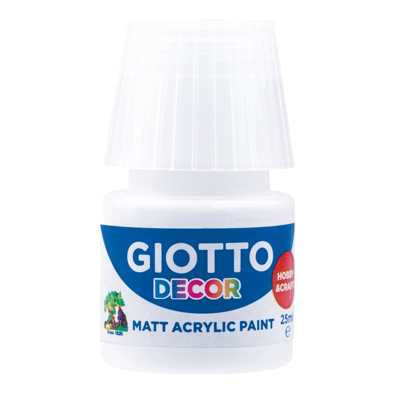 Guache Giotto Decor Acrylic 25 ml 538101 Branco