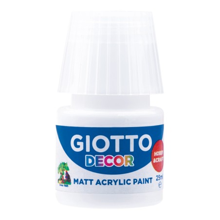 Guache Giotto Decor Acrylic 25 ml 538101 Branco