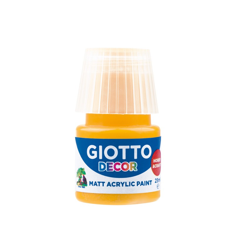 Guache Giotto Decor Acrylic 25 ml 538104 Amarelo Escuro