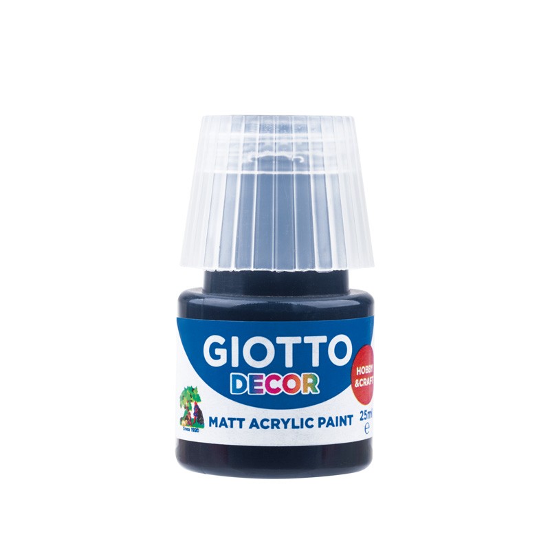 Guache Giotto Decor Acrylic 25 ml 538124 Preto Guache Giotto Decor Acrylic 25 ml 538124 Preto