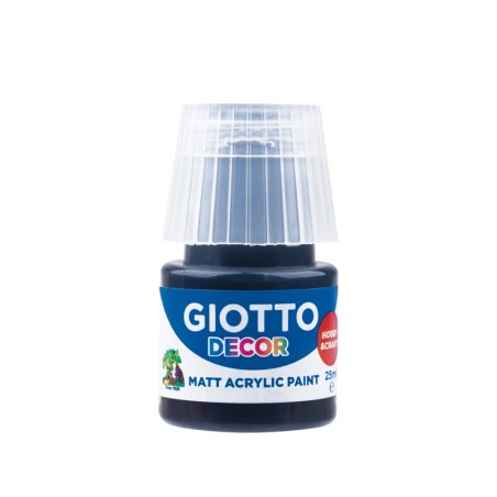 Guache Giotto Decor Acrylic 25 ml 538124 Preto