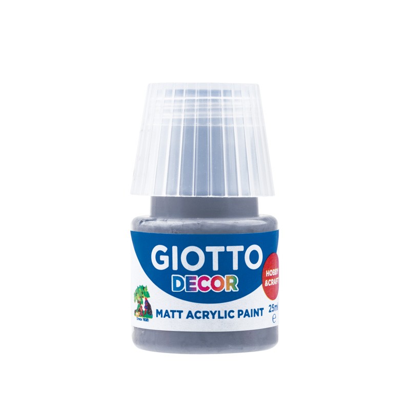 Guache Giotto Decor Acrylic 25 ml 538134 Cinza Escuro Guache Giotto Decor Acrylic 25 ml 538134 Cinza Escuro