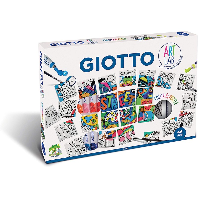 Giotto Art Lab Color and Puzzle 46 peças 581800 Giotto Art Lab Color and Puzzle 46 peças 581800