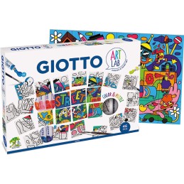 Giotto Art Lab Color and Puzzle 46 peças 581800 2