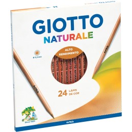 Lápis de Cor Giotto Natural 222400 - Caixa 24 unidades