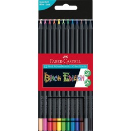 Lápis de Cor Faber Castell Black Edition 116412 - Caixa 12 unidades