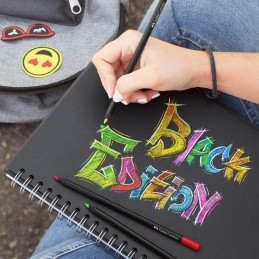 Lápis de Cor Faber Castell Black Edition Neon 116410 - Caixa 12 unidades 3