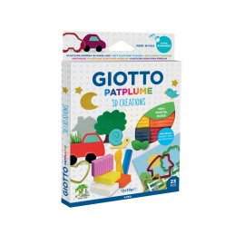 Plasticina Giotto Patplume 3D 12x33gr + Acessórios 513700