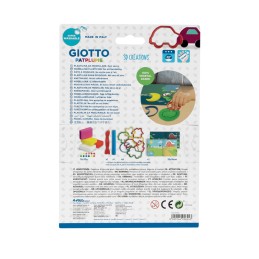 Plasticina Giotto Patplume 3D 12x33gr + Acessórios 513700 1