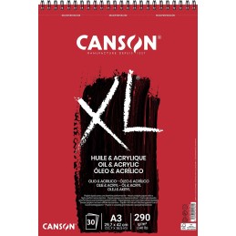 Canson XL - Bloco Óleo e Acrílico 30 Folhas 290gr A3