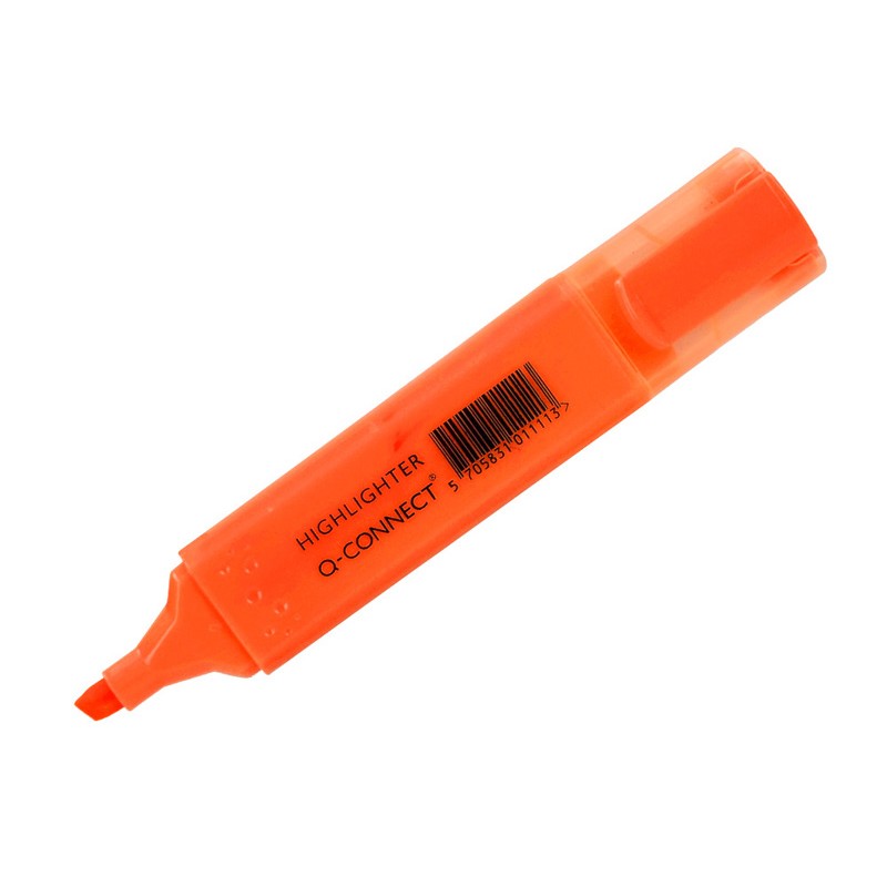 Marcador Fluorescente Q-Connect Laranja Marcador Fluorescente Q-Connect Laranja