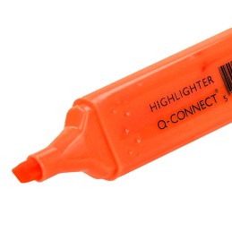 Marcador Fluorescente Q-Connect Laranja