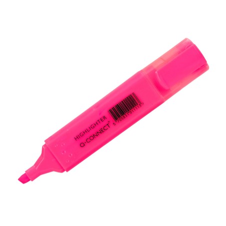 Marcador Fluorescente Q-Connect Rosa