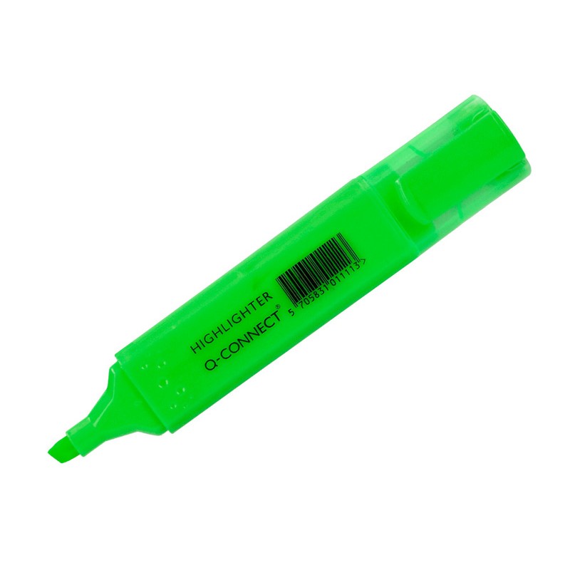 Marcador Fluorescente Q-Connect Verde Marcador Fluorescente Q-Connect Verde