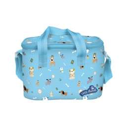 Saco Lanche Dog Person Blue