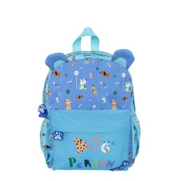 Mochila Infantil Dog Person Blue