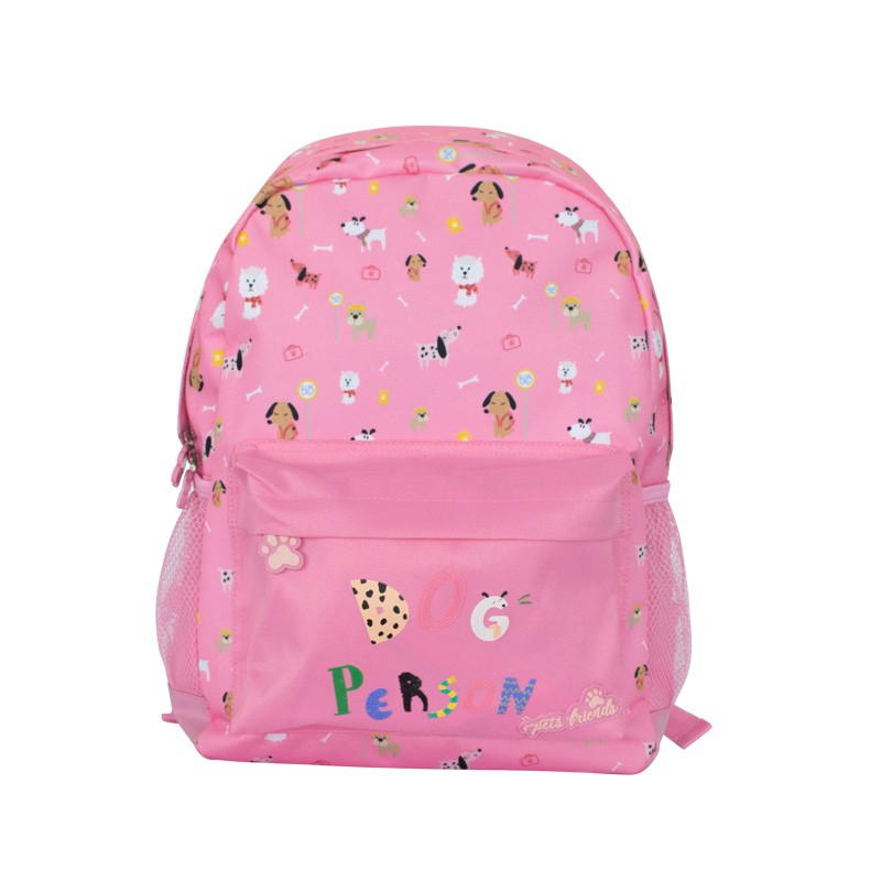 Mochila Dog Person Pink