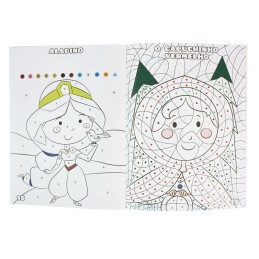 Livro Contos para Colorir - Pintar com Números