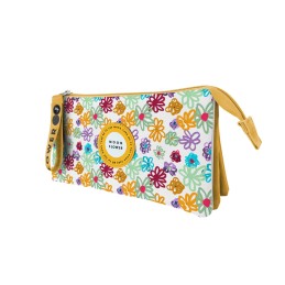 Bolsa Rectangular Tripla Daisies Teen Moonflower