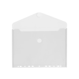 Envelope em Plástico A4 com Velcro e Furos 35361 Branco