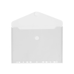 Envelope em Plástico A4 com Velcro e Furos 35361 Branco