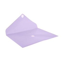 Envelope em Plástico A4 com Velcro 90105 Lilás Pastel