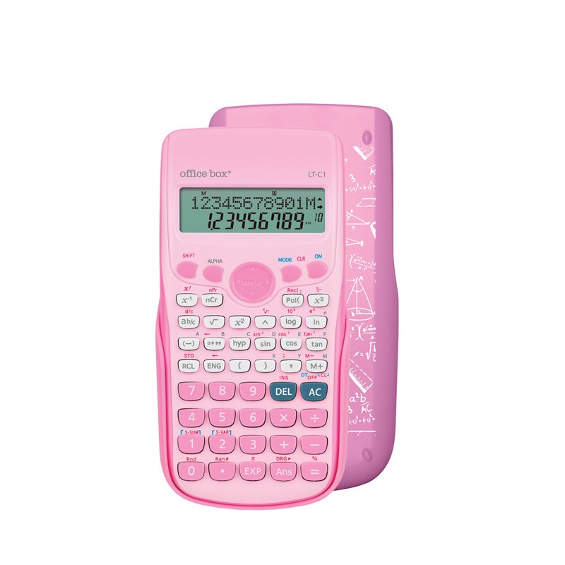 Calculadora Científica Office Box  LT-C142 Rosa