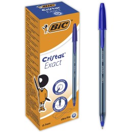 Esferográfica BIC Cristal Exact Ultra Fina Azul