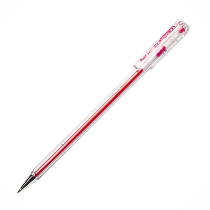 Esferográfica Pentel SuperB BK77 Rosa Esferográfica Pentel SuperB BK77 Rosa