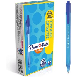 Esferográfica Retrátil Papermate InkJoy 100RT Azul