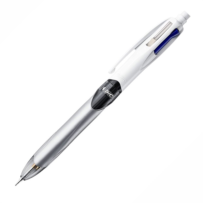 Esferográfica Retrátil BIC 4 Cores - Multifunções com Lapiseira Esferográfica Retrátil BIC 4 Cores - Multifunções com Lapiseira