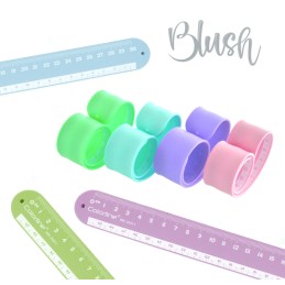 Régua Rulómetro 30 cm Office Box Blush Cores Pastel