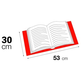 Forra Livros Ajustável Apli 30cm 12281