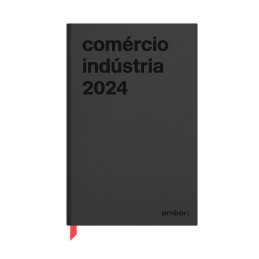 Agenda Secretária Ambar Comércio Indústria 2024 Preta