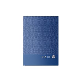 Agenda Mini Secretária A6 Ambar Kraft 2024 Azul