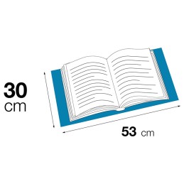 Forra Livros Ajustável Apli 30cm 16914 - Pack 5 unidades