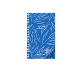 Agenda Planning Espiral Ambar 90x154 Look 2024 Azul