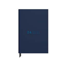 Agenda Secretária A5 Ambar Ideas 2024 Azul Escuro