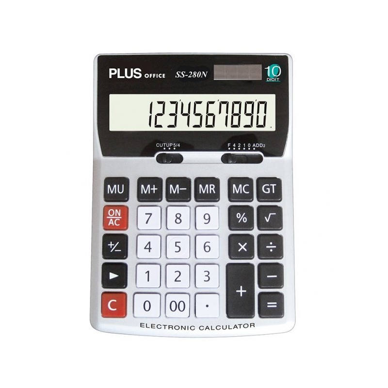 Calculadora de Secretária Plus Office SS-280N Calculadora de Secretária Plus Office SS-280N