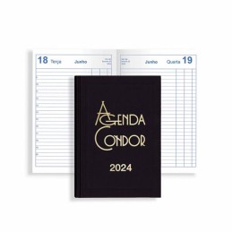 Agenda Secretária A5 Firmo Condor 2024 Preto
