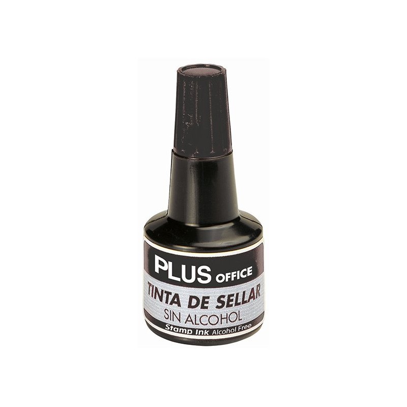 Tinta de Carimbo Plus Office 30ml Preto