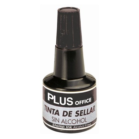 Tinta de Carimbo Plus Office 30ml Preto