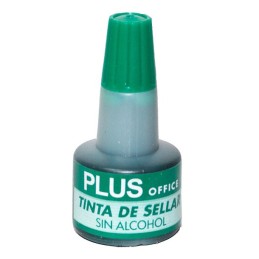 Tinta de Carimbo Plus Office 30ml Verde