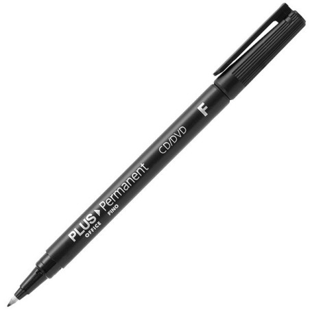 Marcador Permanente Plus Office Ponta Fina Preto