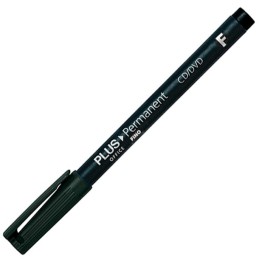 Marcador Permanente Plus Office Ponta Fina Preto