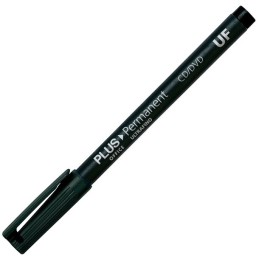 Marcador Plus Office para Acetato Ponta Ultra Fina Preto