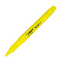 Marcador Fluorescente Pen Campus Amarelo