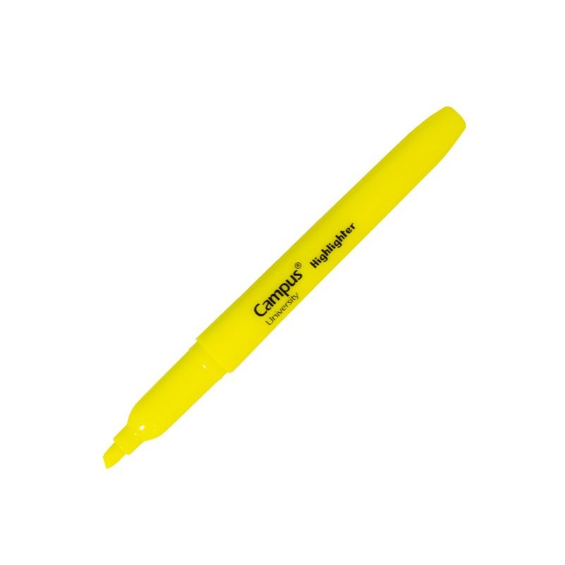 Marcador Fluorescente Pen Campus Amarelo