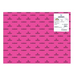 Cartolina A2 250gr Canson Íris Rosa Fluorescente 403812 - Pack 25 unidades