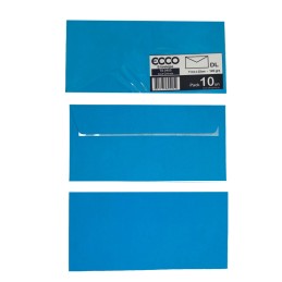Pack 10 Envelopes DL 110x220 TS-0405 Azul Celeste